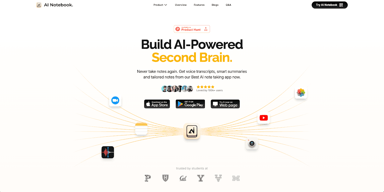 AI Notebook App