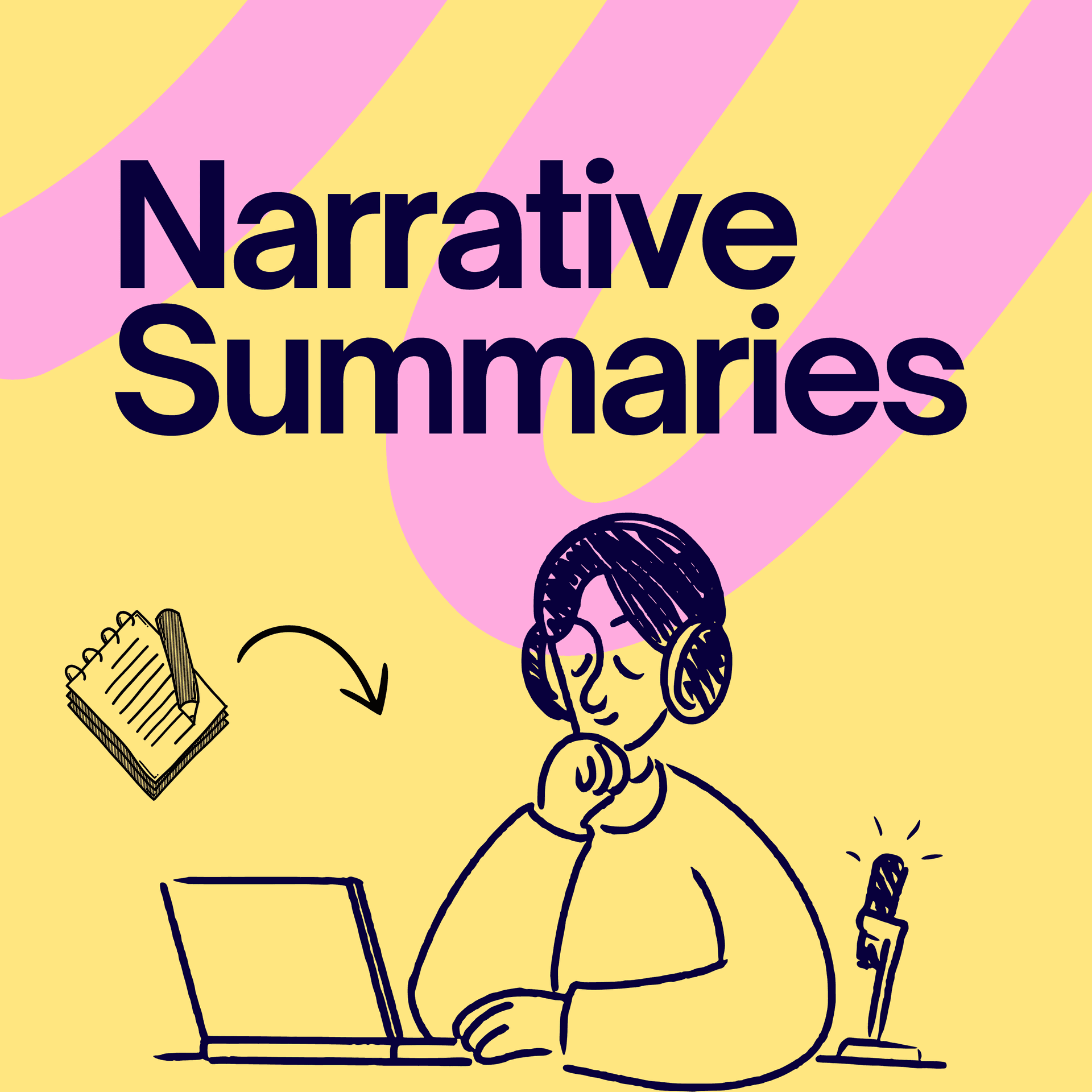 narrative summaries as alternative to note-taking