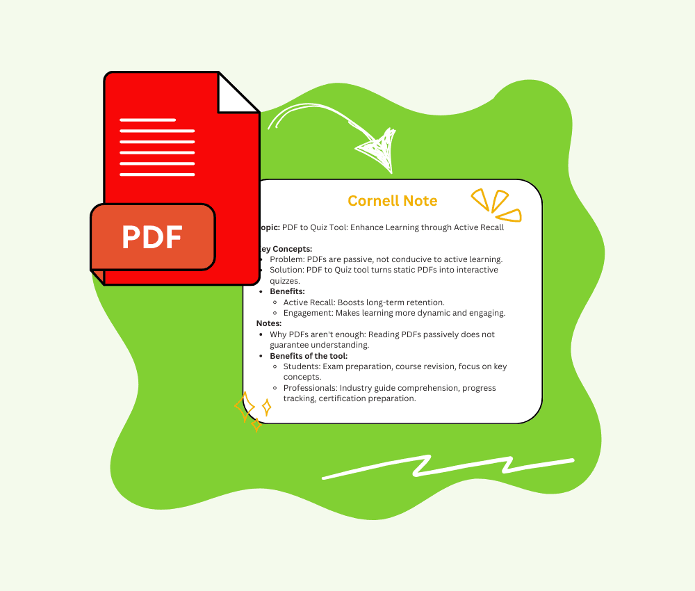 Transform PDFs into Cornell Notes feature image