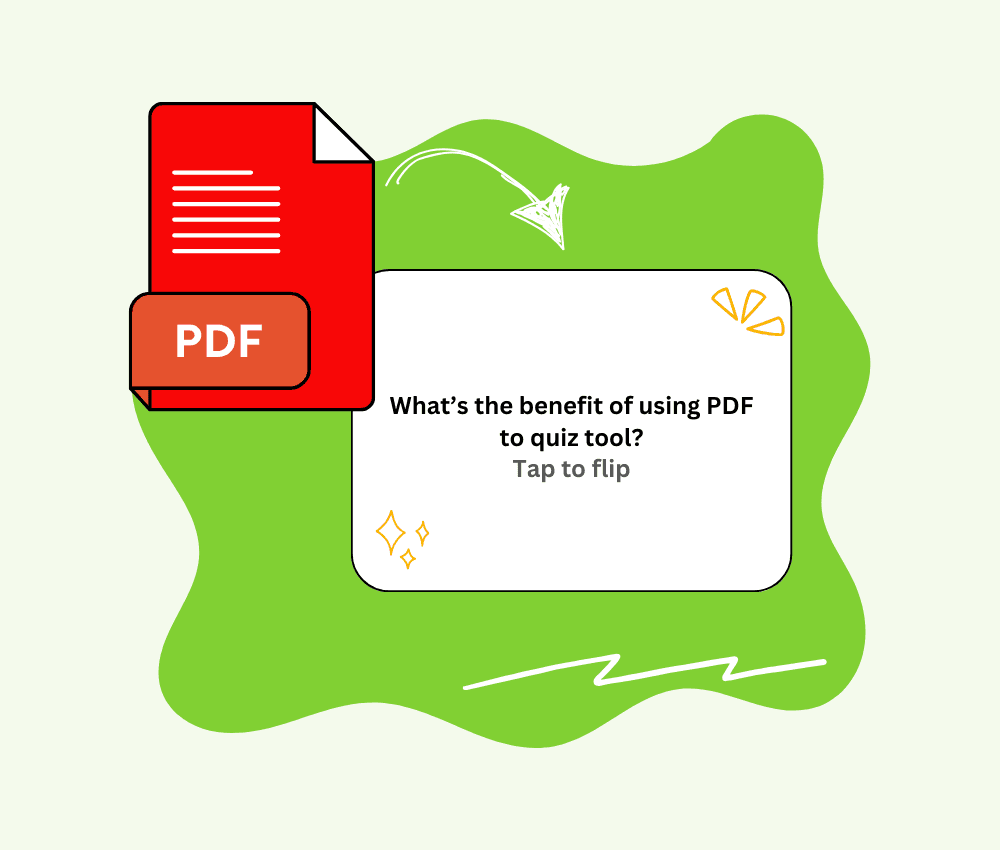 Convert PDFs into interactive flashcards feature image