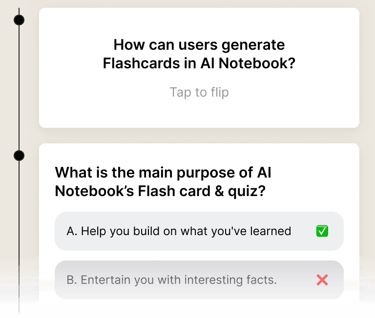 Flashcards and Quizzes